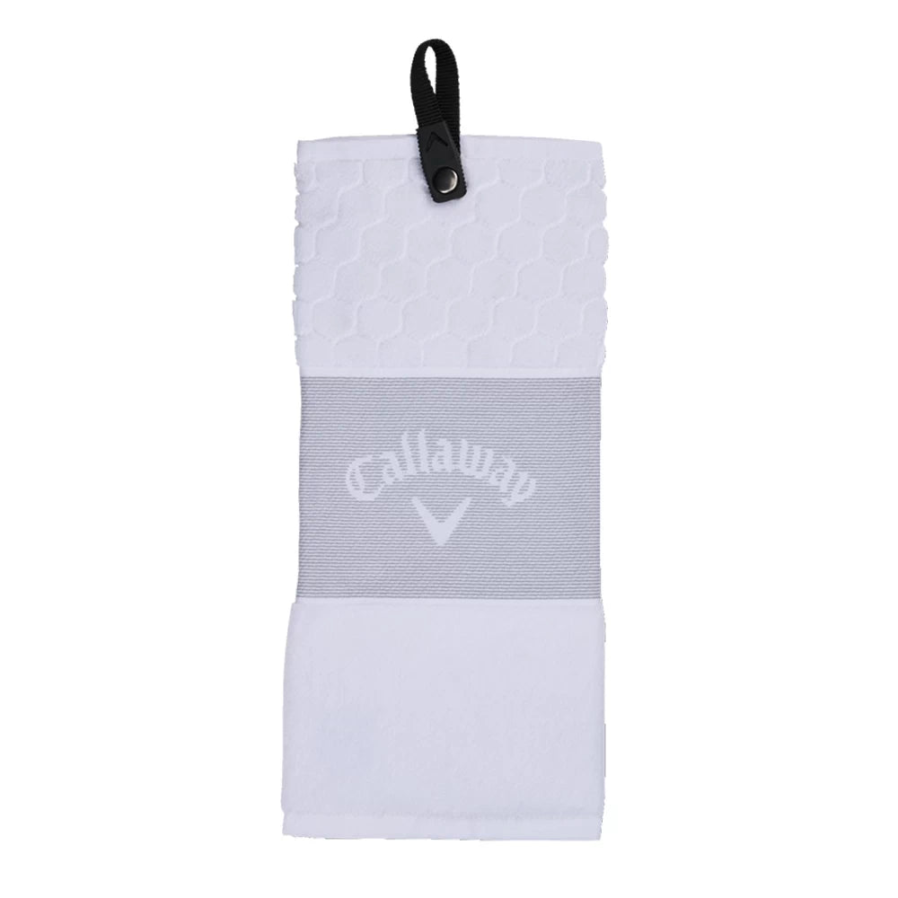 Callaway Trifold Towel - White