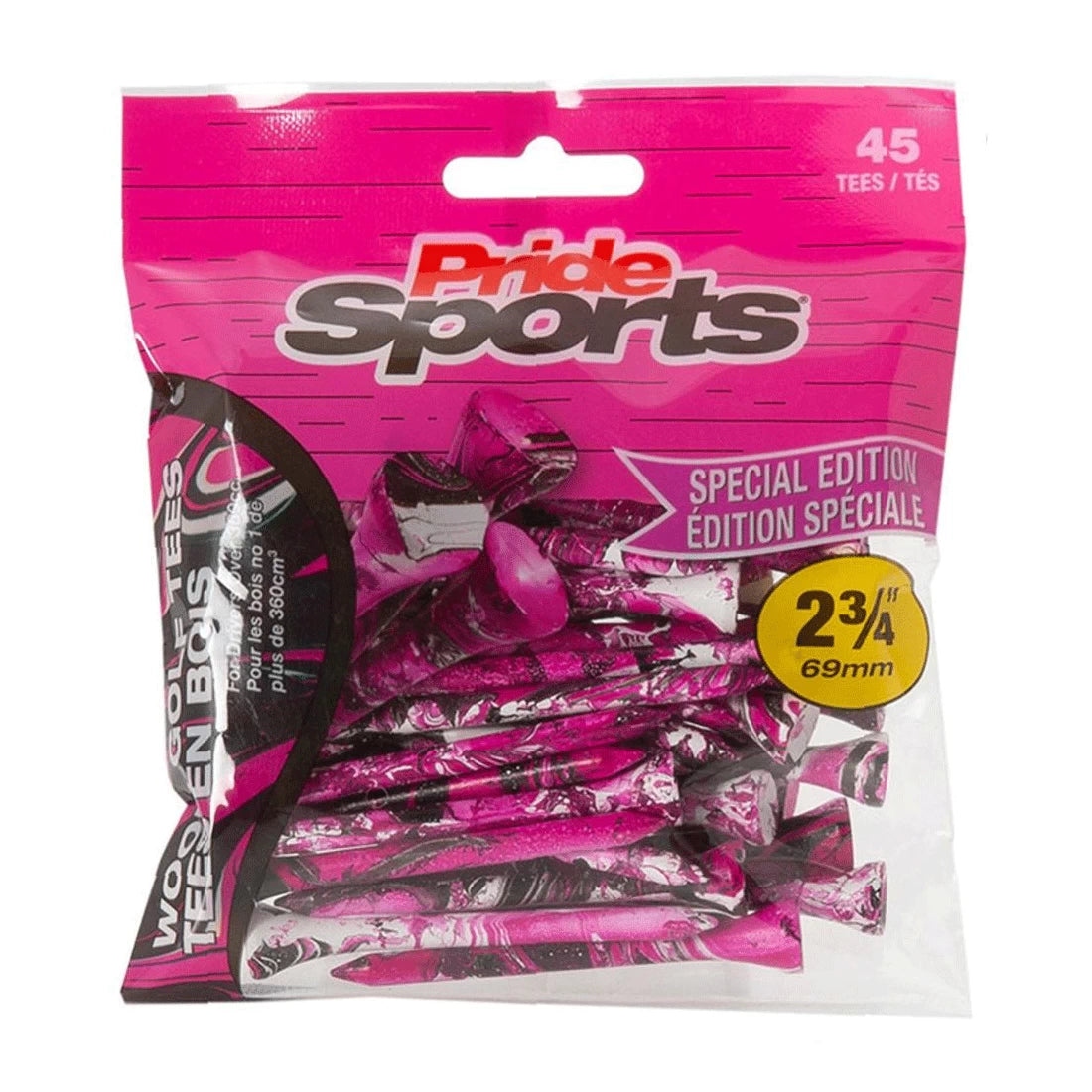 Pride Neon Pink Black Paint Splatter Tee 2.75 Inch