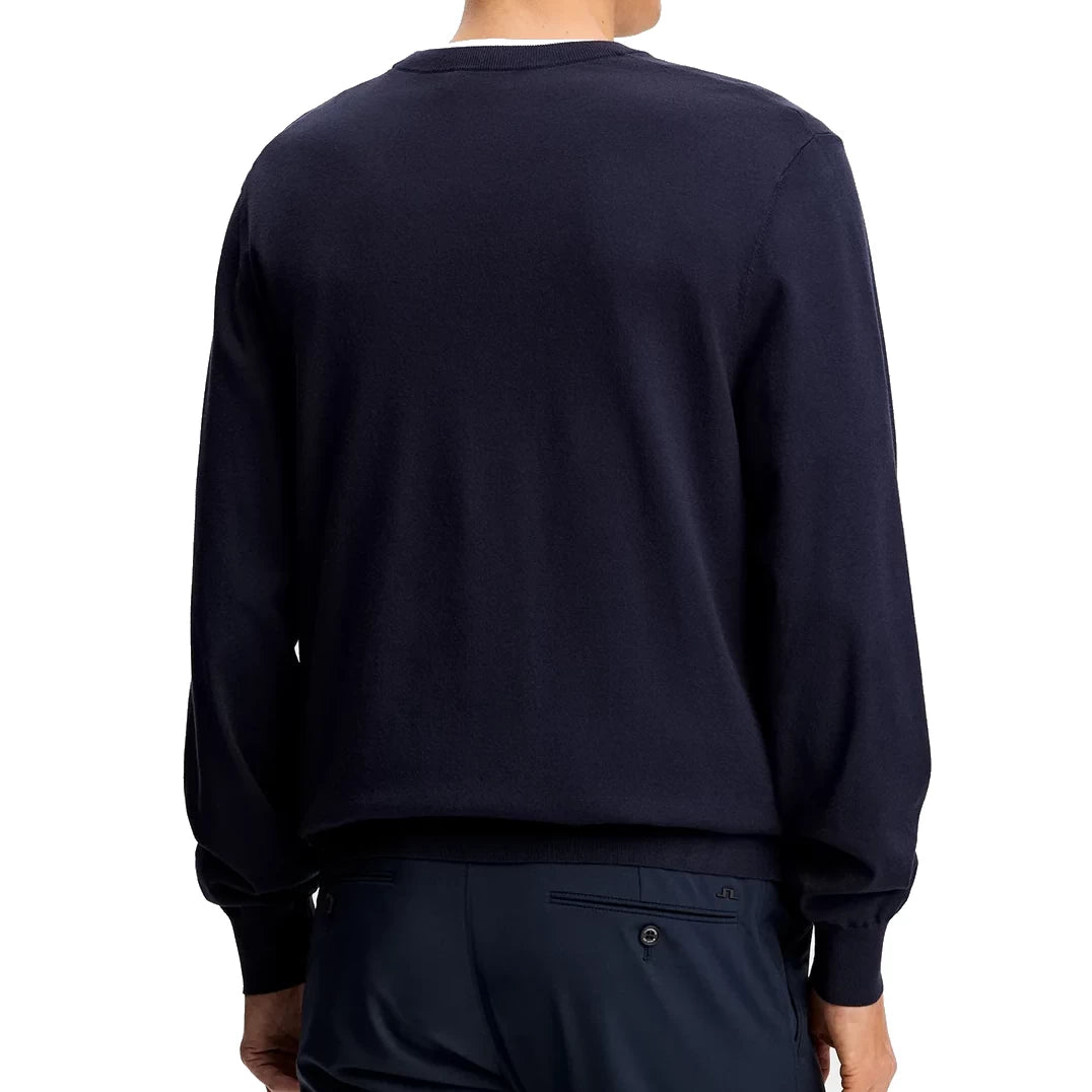 J.Lindeberg Mens Henry Knitted Sweater JL Navy GMKW16703