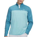 Under Armour Mens T2g ¼ Zip Mid Layer Boundless Blue/Blue Haze/White