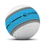 TaylorMade Tour Response Neon Stripe Golf Balls 1 Dozen (Blue)