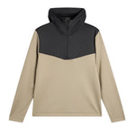J.Lindeberg Mens Maclean Quarter Zip Hood Brindle GMJS16840