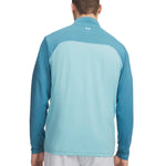 Under Armour Mens T2g ¼ Zip Mid Layer Boundless Blue/Blue Haze/White