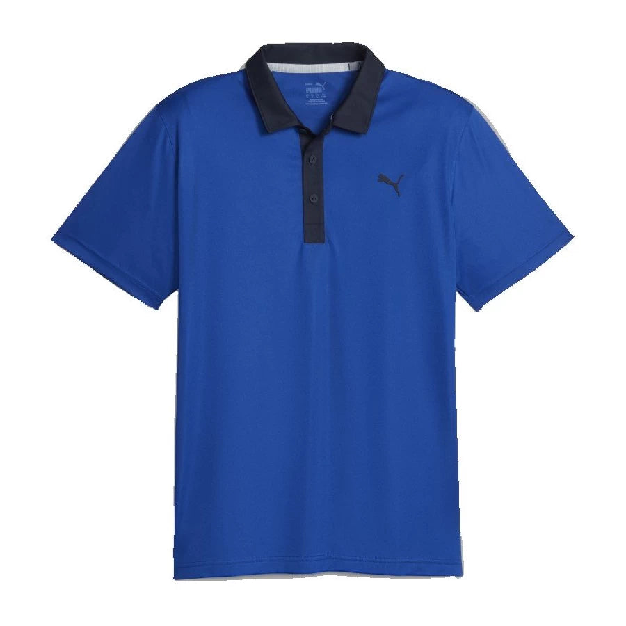 Puma Mens Gamer Polo Shirt - Festive Blue/Navy Blaze