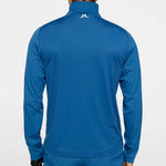 L.Lindeberg Mens Mathias Zip Mid Layer Blue