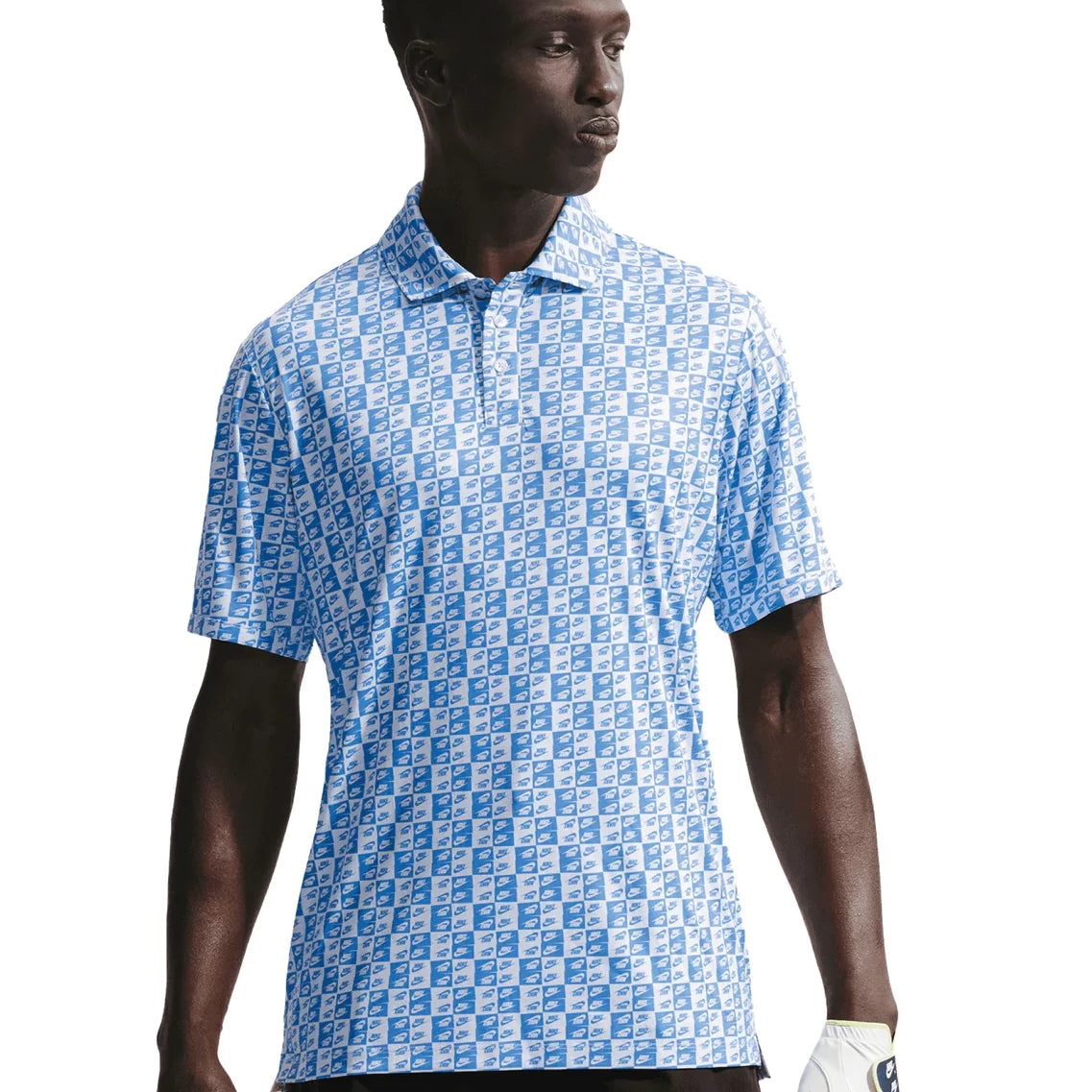 Nike Dri Fit Par Icon Golf Polo Pacific Blue