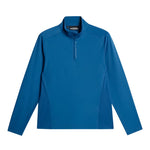 L.Lindeberg Mens Mathias Zip Mid Layer Blue