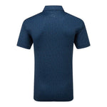 Footjoy Mens Granite Print Lisle Polo Shirt Navy 88416