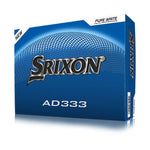 Srixon AD333 Golf Balls FREE Personalisation (White) Min 2 Doz.