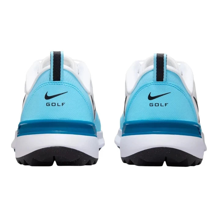 Nike Mens Tempo G Golf Shoes - White/Black/Blue Chill