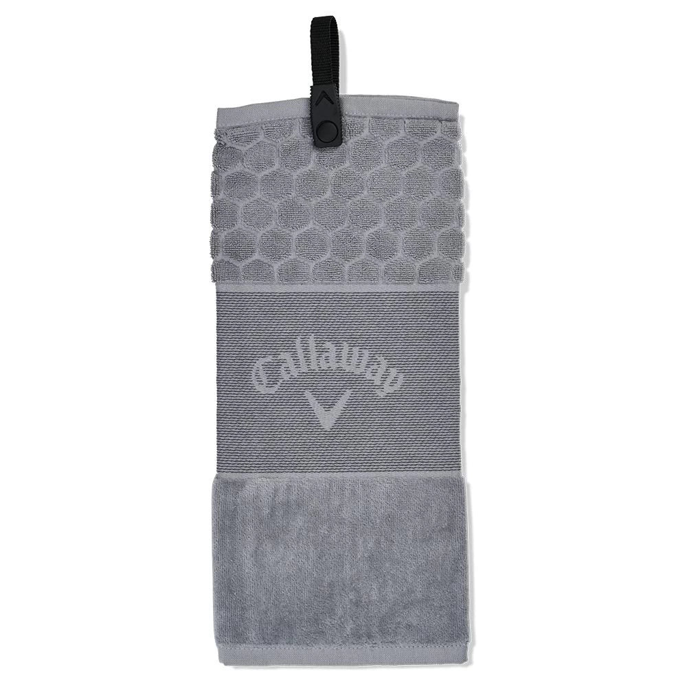 Callaway Trifold Towel - Silver/Grey