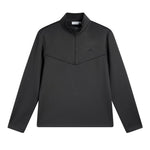 J.Lindeberg Mens Maclean Quarter Zip Mid Layer Black GMJS17071