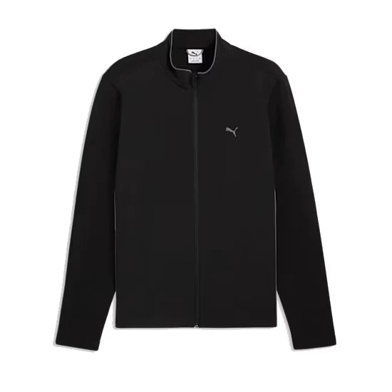 Puma Mens Cloudspun Fleece Hybrid Jacket Puma Black