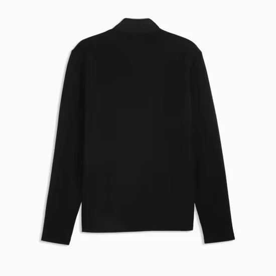 Puma Mens Cloudspun Fleece Hybrid Jacket Puma Black