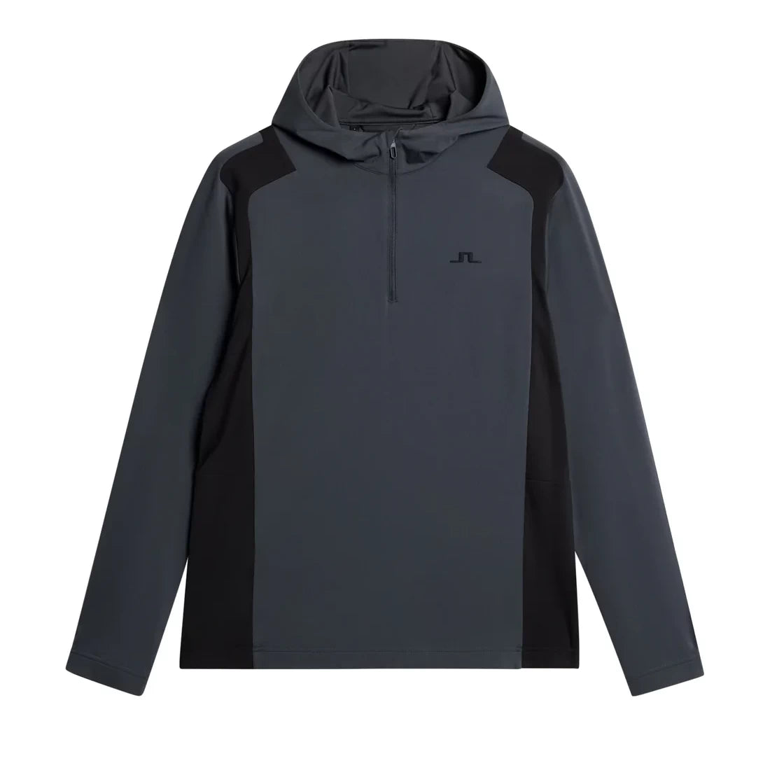 L.Lindeberg Mens Lukas Quarter Zip Mid Layer Asphalt