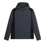 L.Lindeberg Mens Lukas Quarter Zip Mid Layer Asphalt