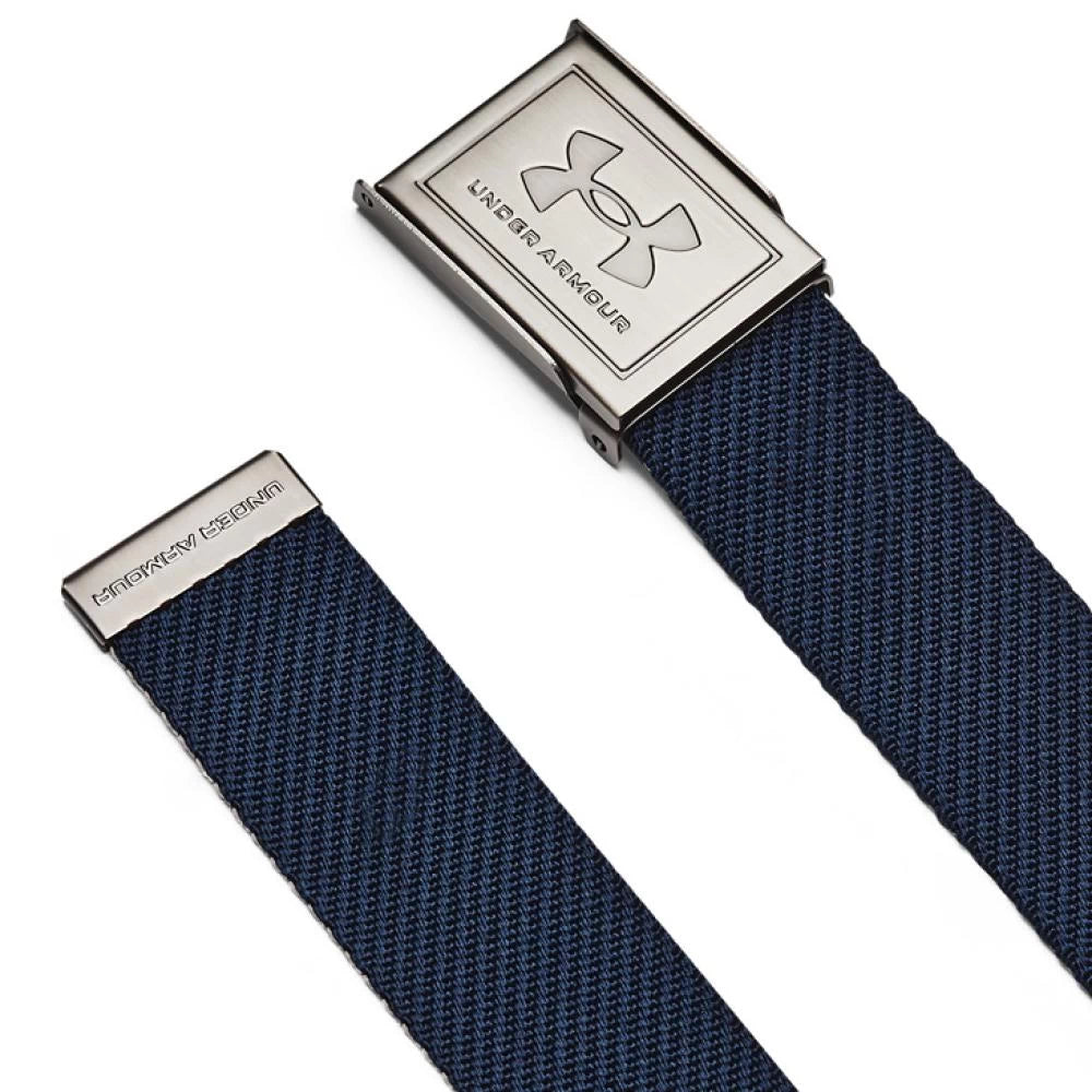 Under Armour Mens Webbing Belt Academy/Khaki Base