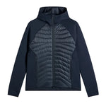 J.Lindeberg Mens Heyden Quilt Hybrid Hood JL Navy BMOW16467
