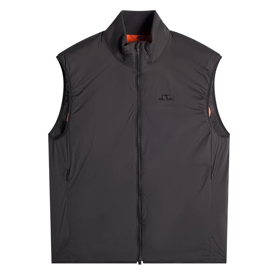 J.Lindeberg Mens Clinton Padded Vest Black BMOW16831