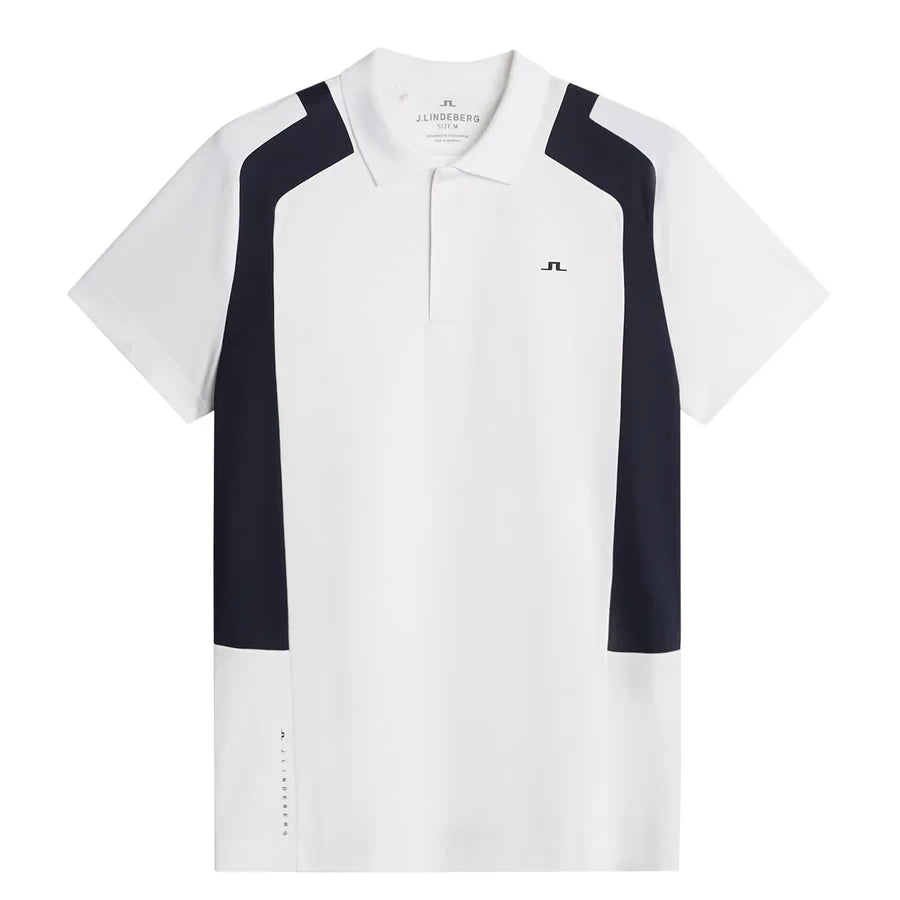 L.Lindeberg Mens Legacy Polo White