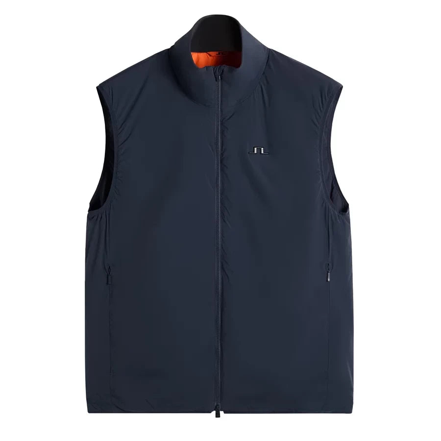 J.Lindeberg Mens Clinton Padded Vest JL Navy BMOW16831