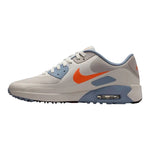 Nike Air Max 90 G Golf Shoes - Moon Particle/Light Bone/Orange