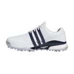 adidas Mens TOUR 360 24 Golf Shoes - White/Collegiate Navy/Silver Met