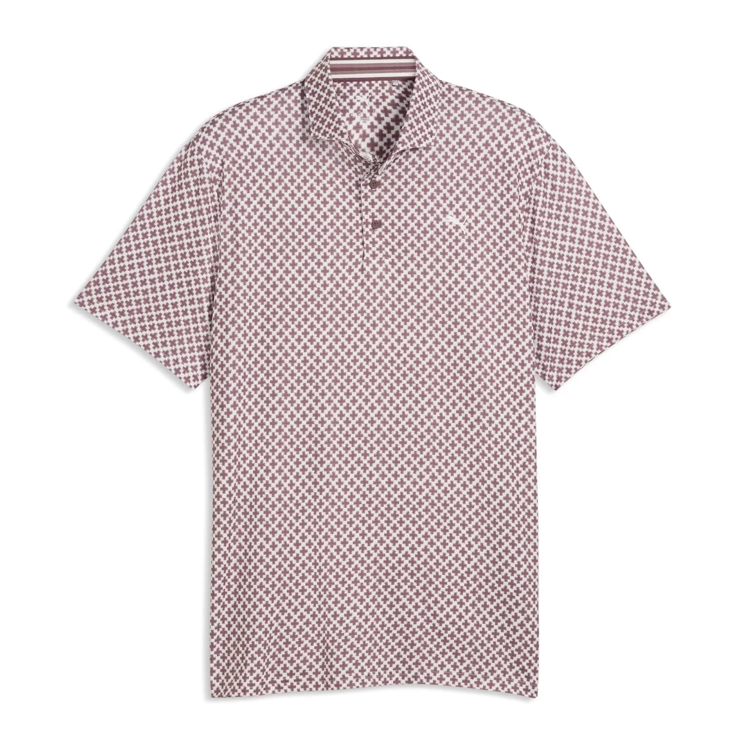 Puma Mens Cloudspun Club Polo Shirt Brown