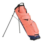 TaylorMade FlexTech Carry Stand Bag Light Blue/Coral