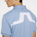 L.Lindeberg Mens KV Polo Rain Washed