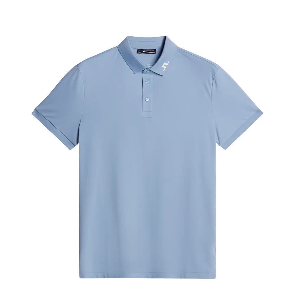 L.Lindeberg Mens KV Polo Rain Washed
