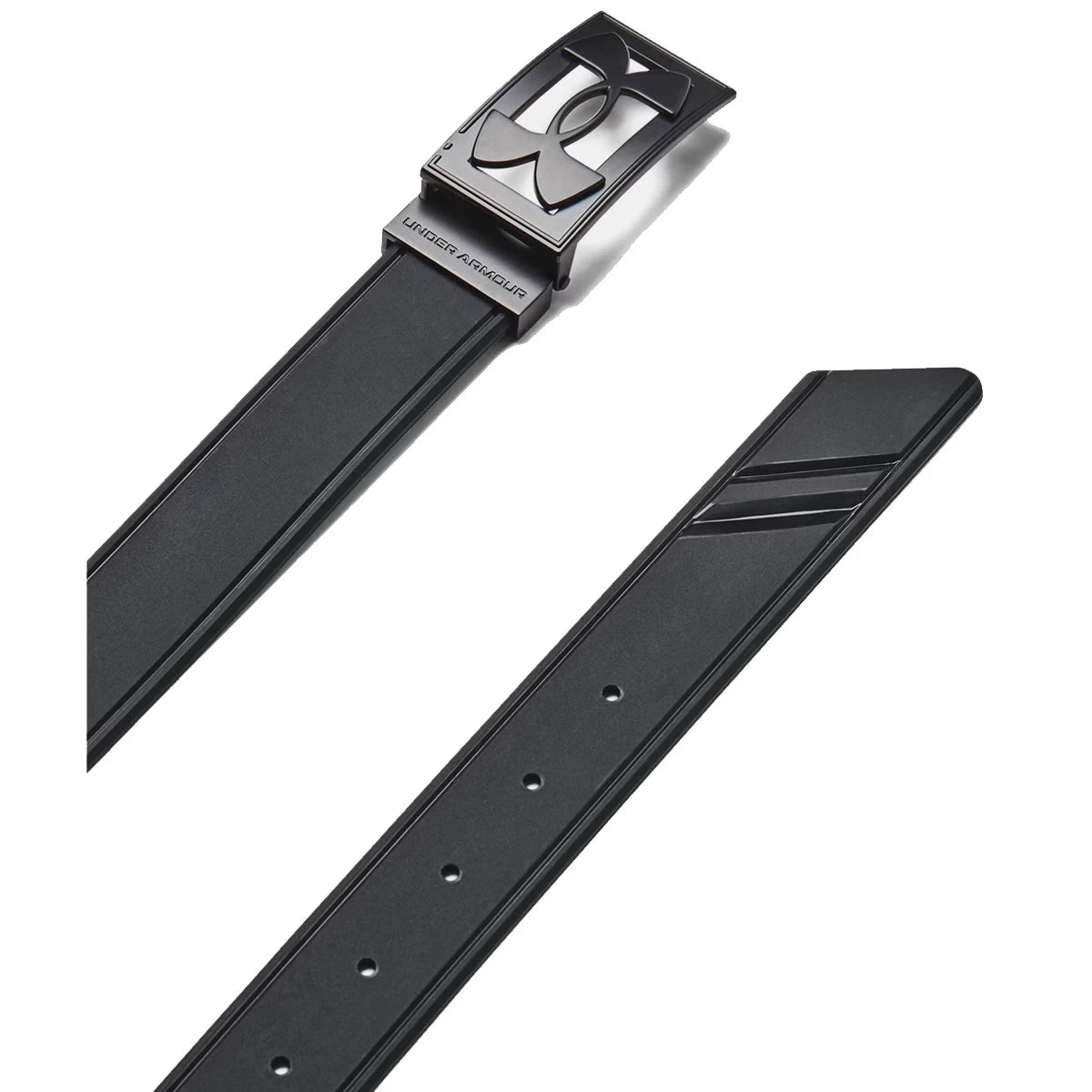 Under Armour Mens Driver Silicone Belt Black/Black