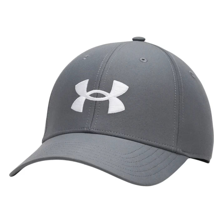 Under Armour Mens Golf 96 Hat Pitch Gray/White
