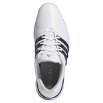 adidas Mens TOUR 360 24 Golf Shoes - White/Collegiate Navy/Silver Met
