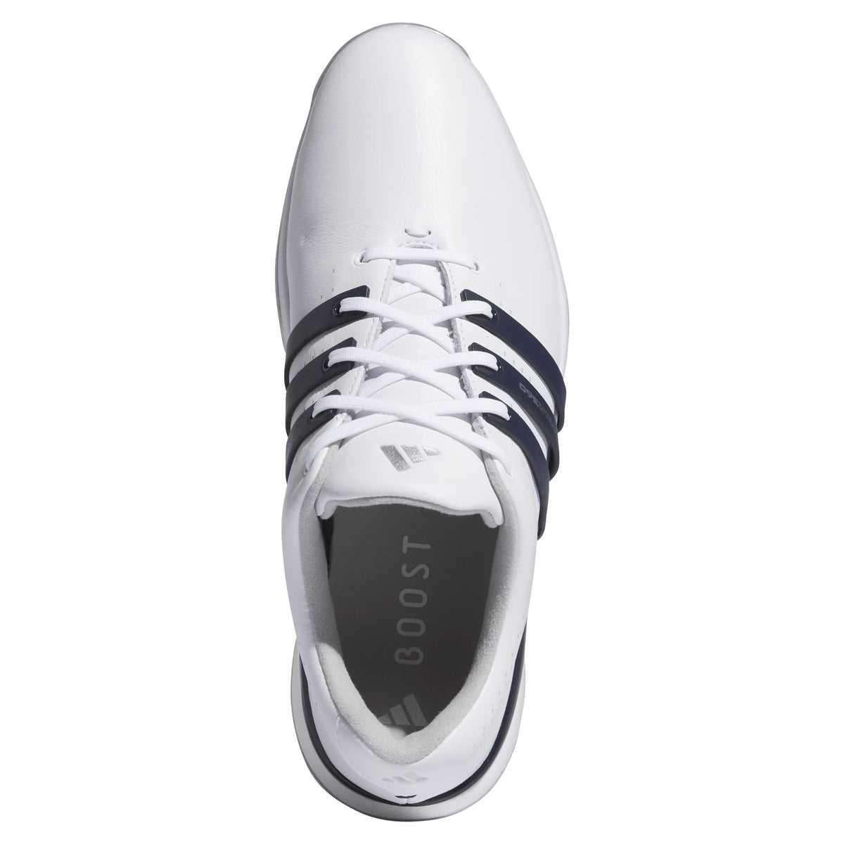 adidas Mens TOUR 360 24 Golf Shoes - White/Collegiate Navy/Silver Met