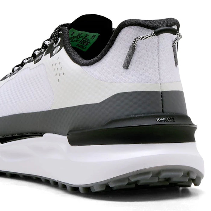 Puma Mens IGNITE Elevate X Golf Shoes - White/Slate Sky/Black