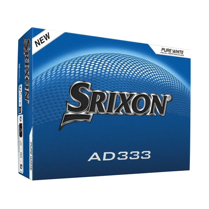 Srixon AD333 Golf Balls FREE Personalisation (White) Min 2 Doz.