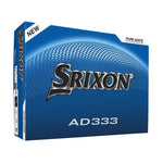 Srixon AD333 Golf Balls FREE Personalisation (White) Min 2 Doz.