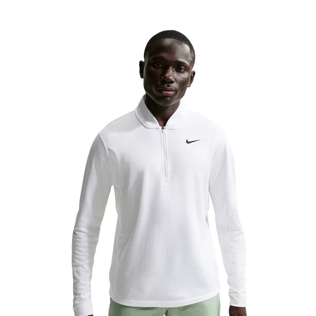 Nike Velocity Men's Therma-FIT 1/2-Zip Golf Top - White