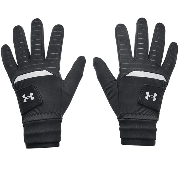 Under Armour Mens CGI Golf Glove Black/Pitch Gray