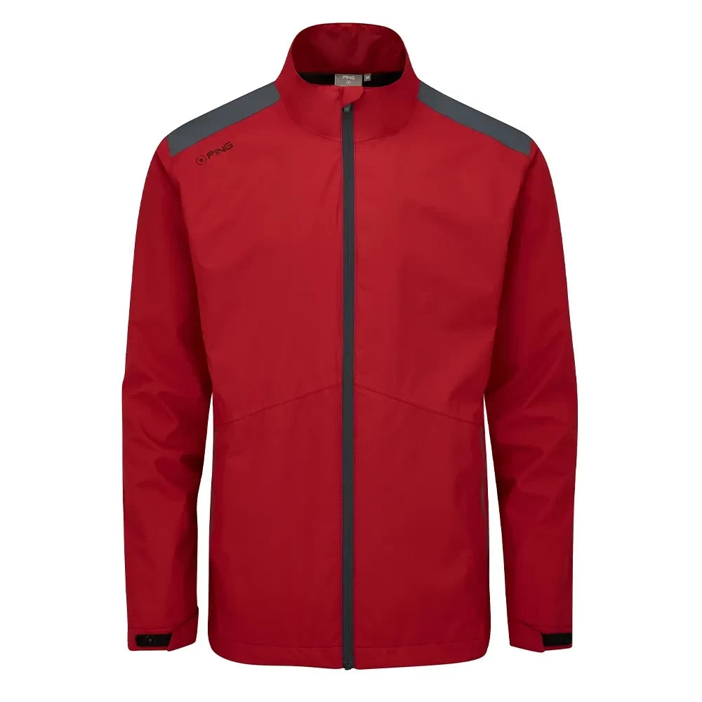 Ping Mens SensorDry S2 Waterproof Jacket Firebrick/Asphalt