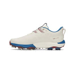 Under Armour Mens UA Drive Pro Clone LE Golf Shoes - White/Ivory Dune/Metallic Copper Ore