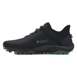 Under Armour Mens UA Drive Pro Wide Golf Shoes - Black/Metallic Gunmetal