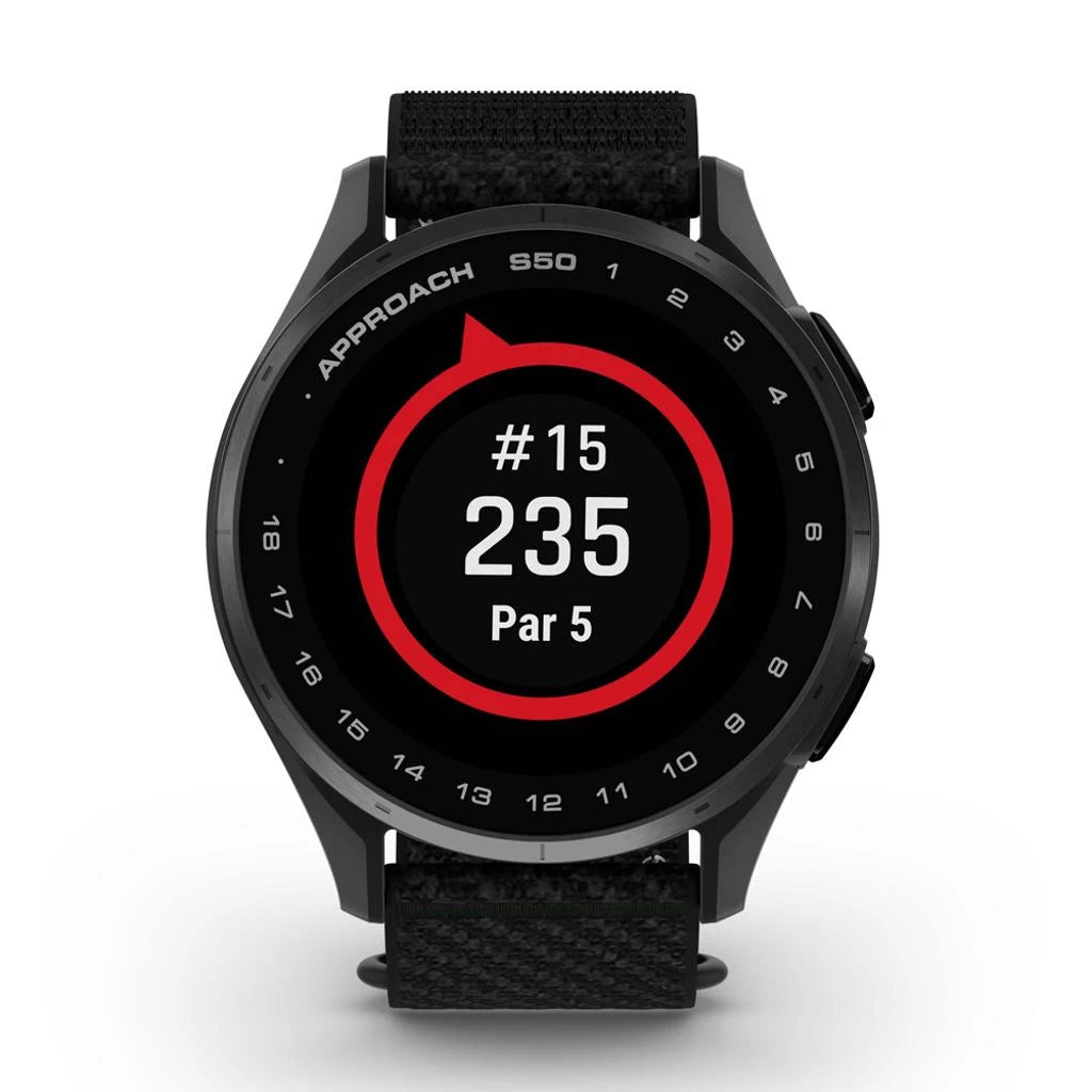 Garmin S50 Approach GPS Watch - Black