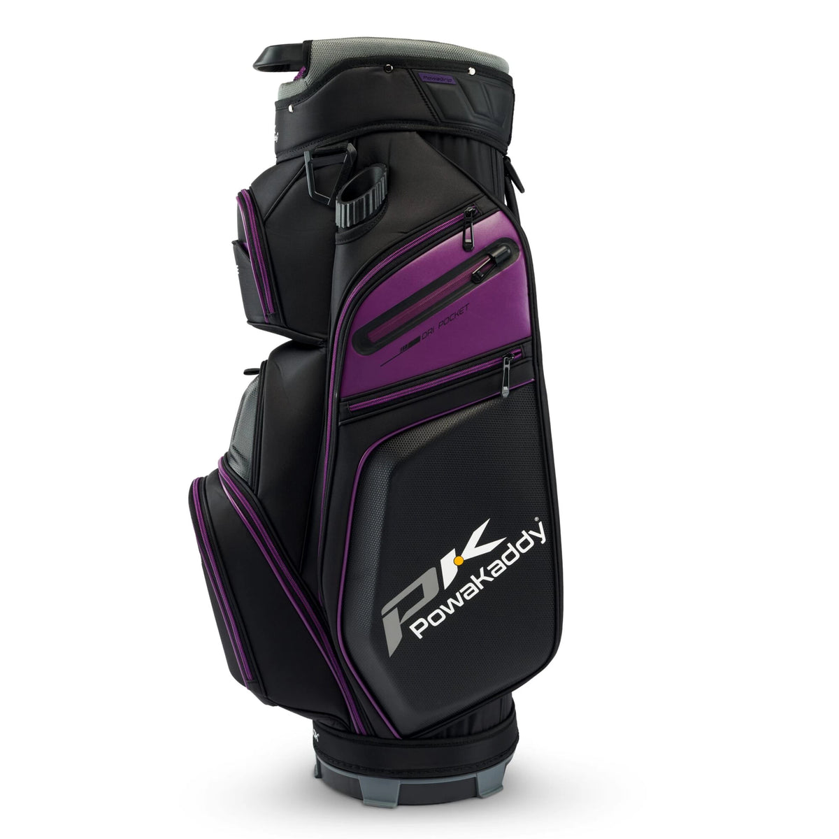 Powakaddy Edge Cart Bag - Black/Purple