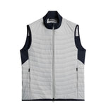 L.Lindeberg Mens Holden Quilt Hybrid Vest High Rise
