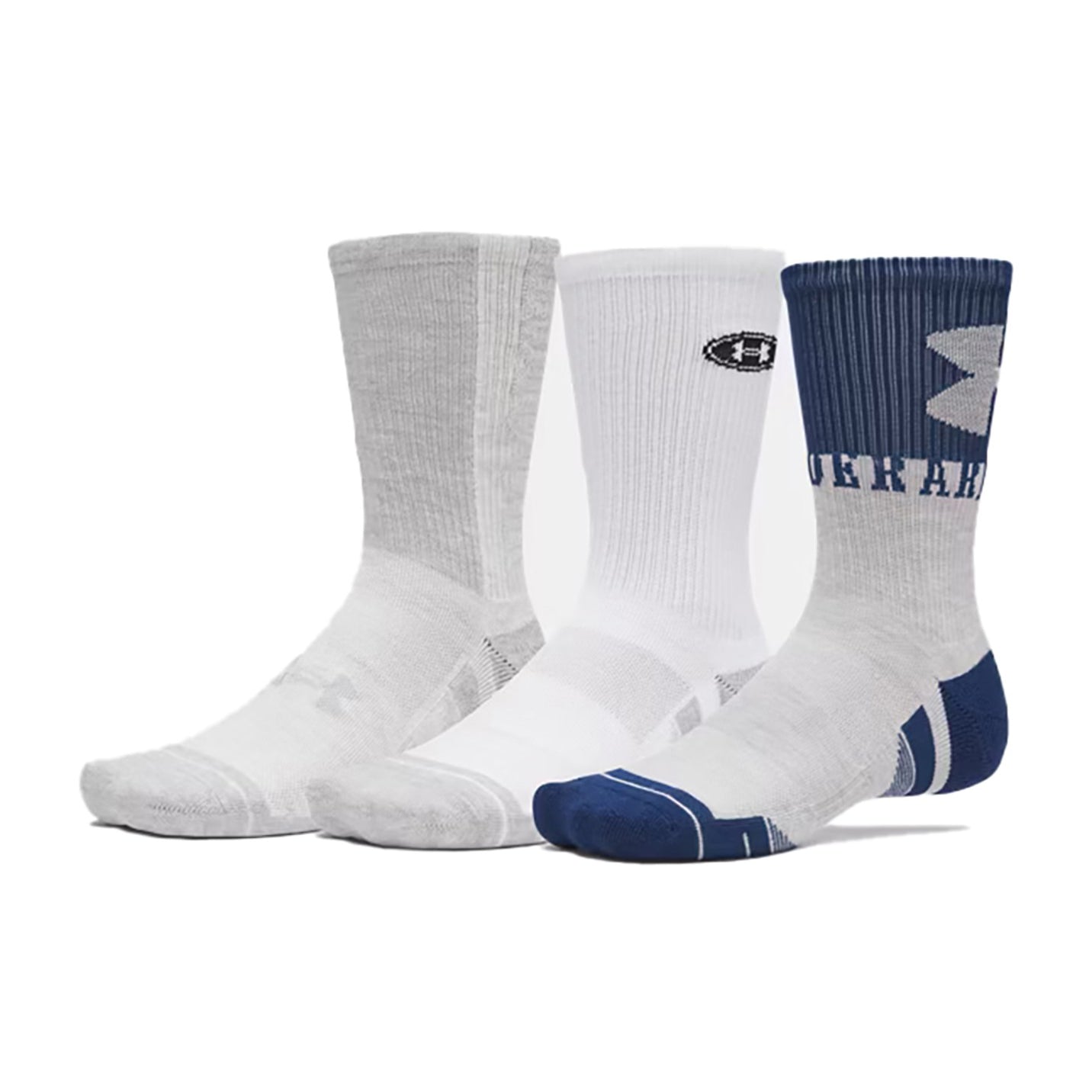 Under Armour Mens Performance Socks Tech Unisex 3-pack Crew Socks