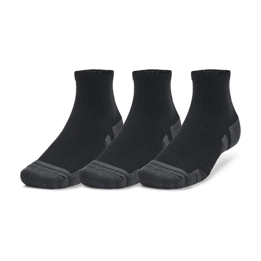 Under Armour Mens Performance Socks Tech Unisex 3-pack Quarter Socks