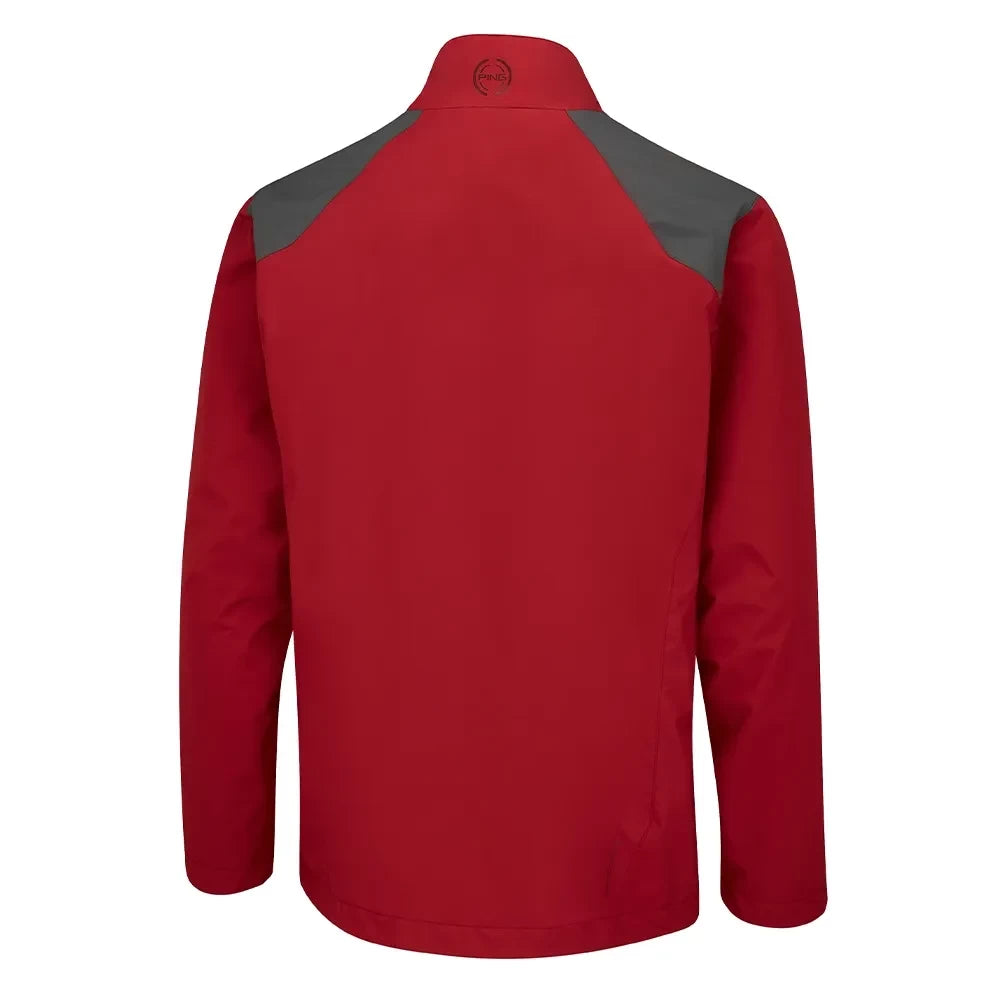 Ping Mens SensorDry S2 Waterproof Jacket Firebrick/Asphalt