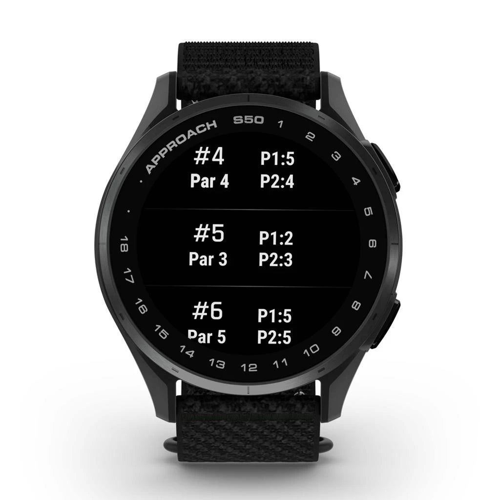 Garmin S50 Approach GPS Watch - Black